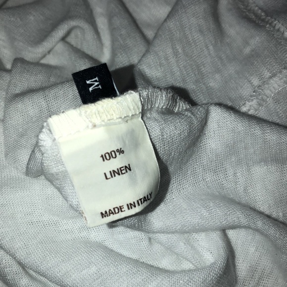 Thom Sweeney linen jersey Tshirt medium size - Picture 10 of 10